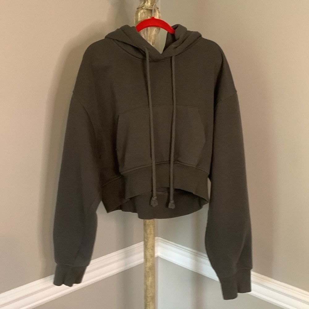 ZARA‎ dark green hoodie